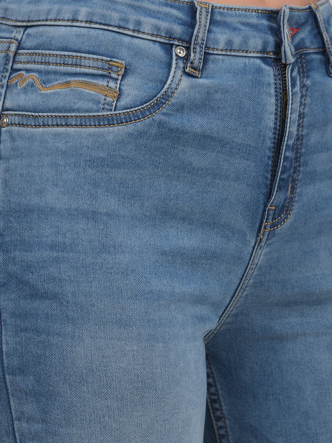 Numero Uno Women Solid Light Blue Jeans